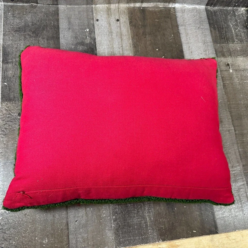 Dachshund Pillow Martha‎ Stewart Collection Red 11”x17” Dog Cute Adorable Throw